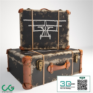 Chest Deco Suitcase Aviation Kare